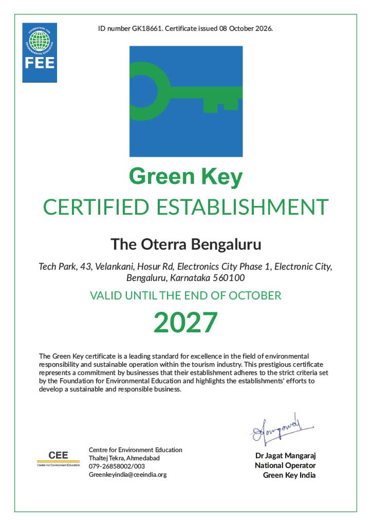 Green Key Certificate 2027