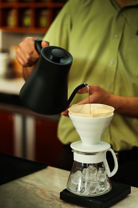 Iced Pour Over at Krema