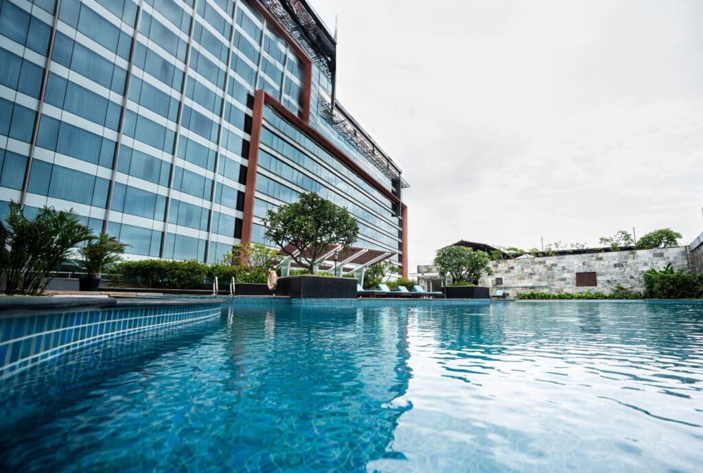 Infinity pool at The Oterra