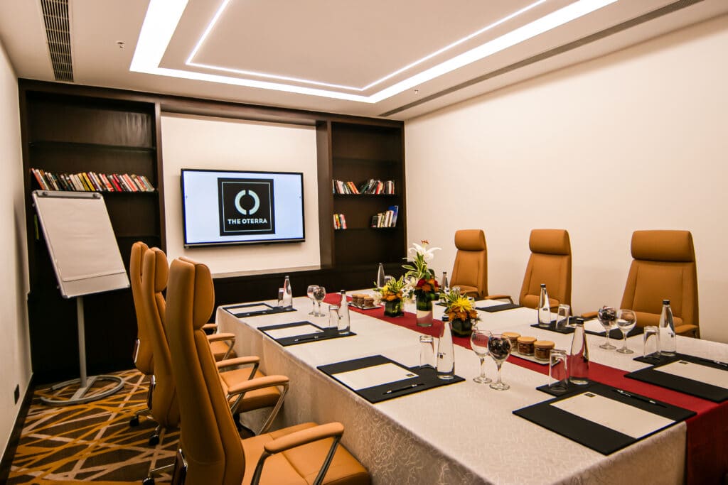 Boardroom setup