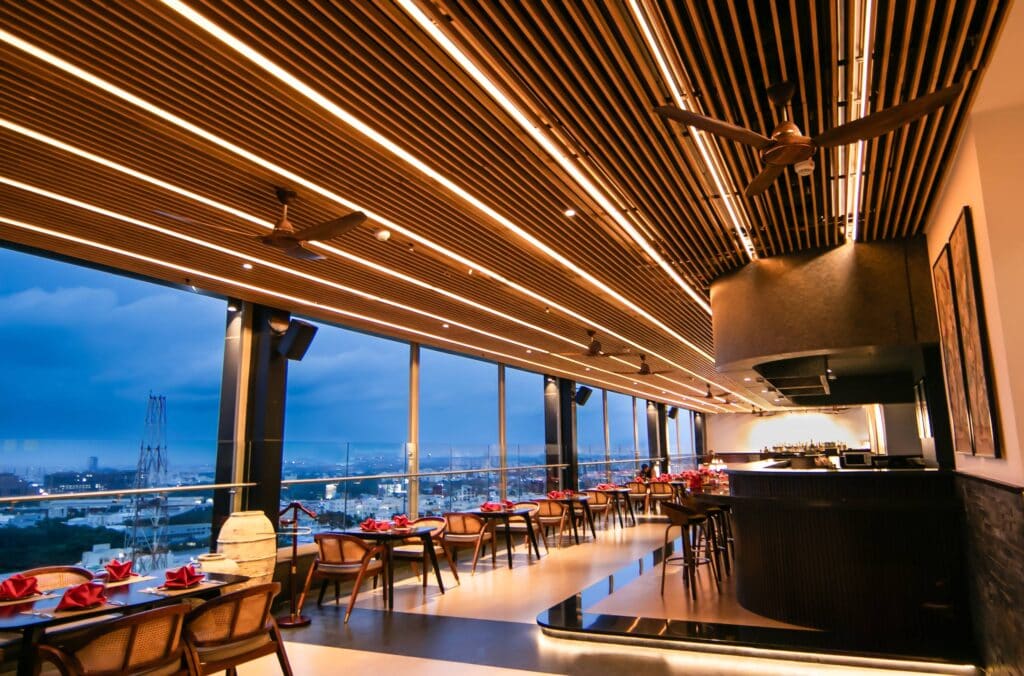 East Pan-Asian restaurant seating