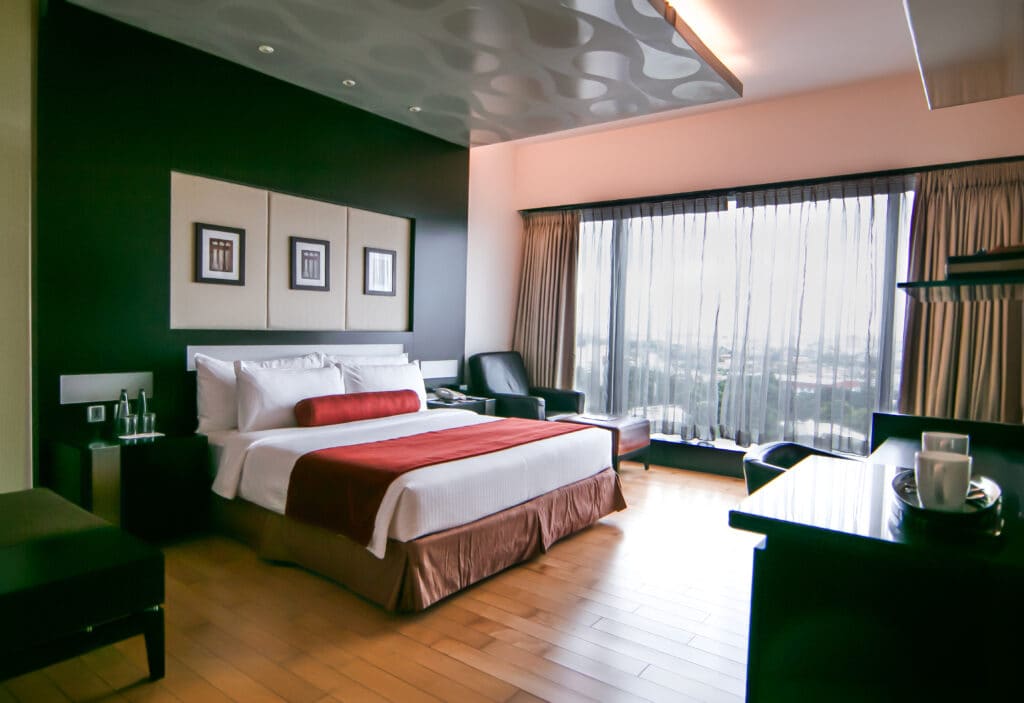 Guest room at The Oterra
