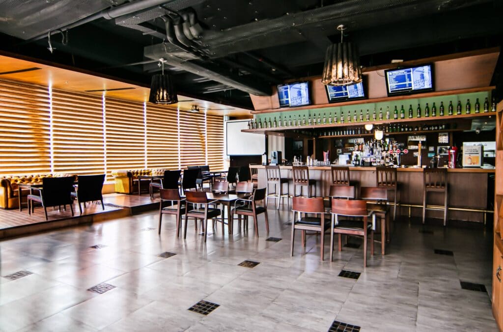 The Terminus Restobar bar area